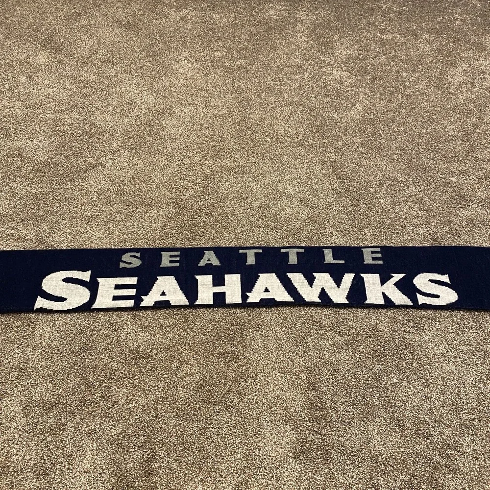 Seattle Seahawks NFL Knit Licensed Winter Scarf‎